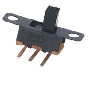 ANAHTAR SÜRGÜLÜ 3 Pin SS12F22  90° ON ~ ON  Vida Kulaklı İĞNE BACAK