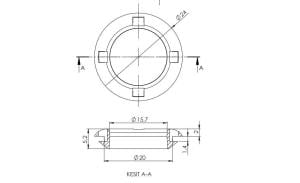 AK-A-920 20 mm Delik için Kablo Geçiti