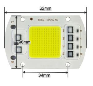 LED POWER COB 50W BİTKİ YETİŞTİRME  220V AC FSTM