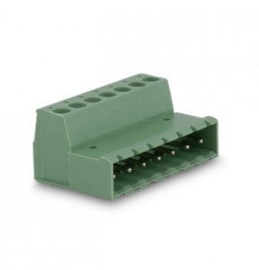 0/7 MR 3,81mm 7Lİ SOKET yeşil KABLO BİRLEŞTİRME ERKEK SKBK 3,81-KB/7 11161 MR