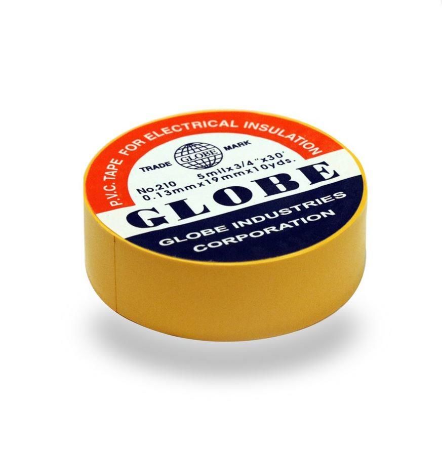 Globe Elektrik İzole Bandı Sarı 19mm  ( 1 Adet )