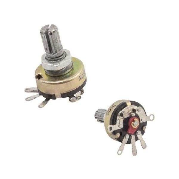 Potansiyometre Metal Anahtarlı 10K (1 Adet)