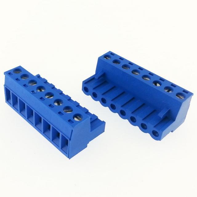 0/8 MR  5,08mm DİŞİ 8Lİ MAVİ SOKET Klemens SBDK 5,08-D/8 10208 MR