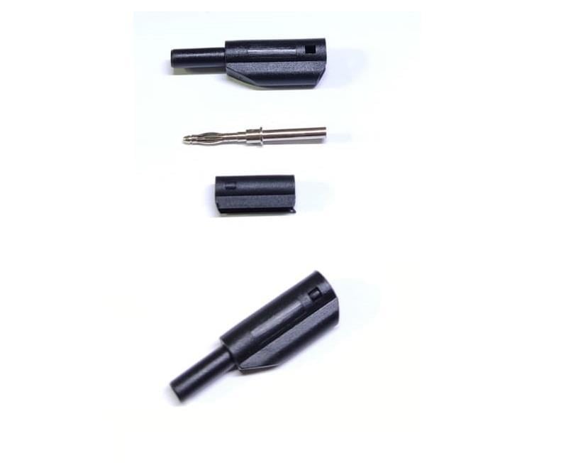 BJ208-2 SİYAH 2 mm BANAN JAK CAT II 600V / MAX.10A