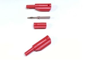 BJ208-1 KIRMIZI 2 mm BANAN JAK CAT II 600V / MAX.10A