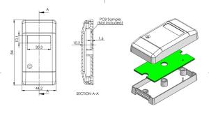 AK-DM-024 Gri 44x84x15 Duvar Tipi Kutu