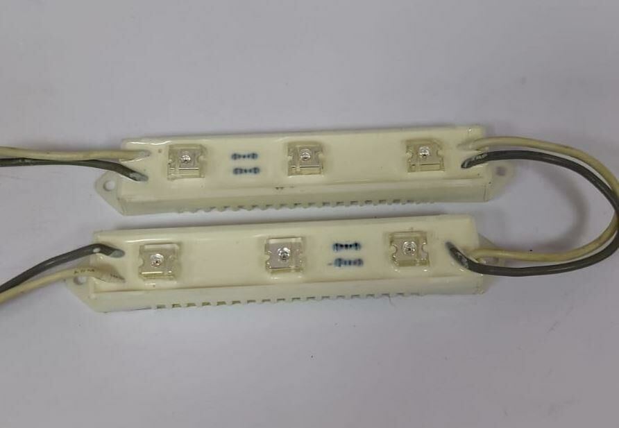 LED-Modül 5mm Flux Led'li 3'lü KIRMIZI Su geçirmez