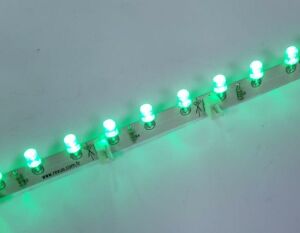 LED-ŞERİT pcb 30cm 18 led  YEŞİL