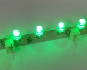 LED-ŞERİT pcb 30cm 18 led  YEŞİL