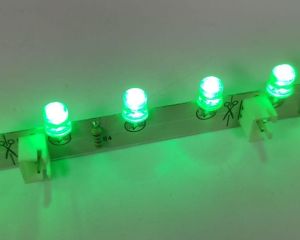 LED-ŞERİT pcb 30cm 18 led  YEŞİL