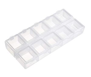 Organizer Malzeme Kutusu 10 Bölmeli Şeffaf PBB040-17 (#22) Setbox 130x55x20mm