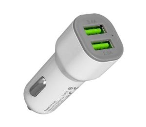 HYTECH HY-X40  ÇAKMAK USB Araç Şarj Cihazı BEYAZ  2 ÇIKIŞ Out:USB 5V 2A / 3,4A