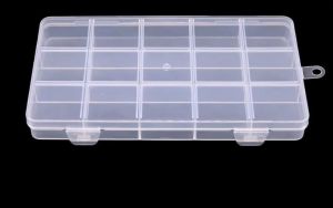 Organizer Malzeme Kutusu 15 Bölmeli Şeffaf PBB040-28 (#36) Setbox 155x95x18mm