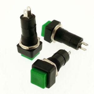 ANAHTAR R18-23A  Kare YEŞİL (PBS12A) IC-188