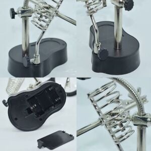 TE-801 Mini Led Işıklı Büyüteçli 3,5x Mercekli Havya Sehpası 3. EL