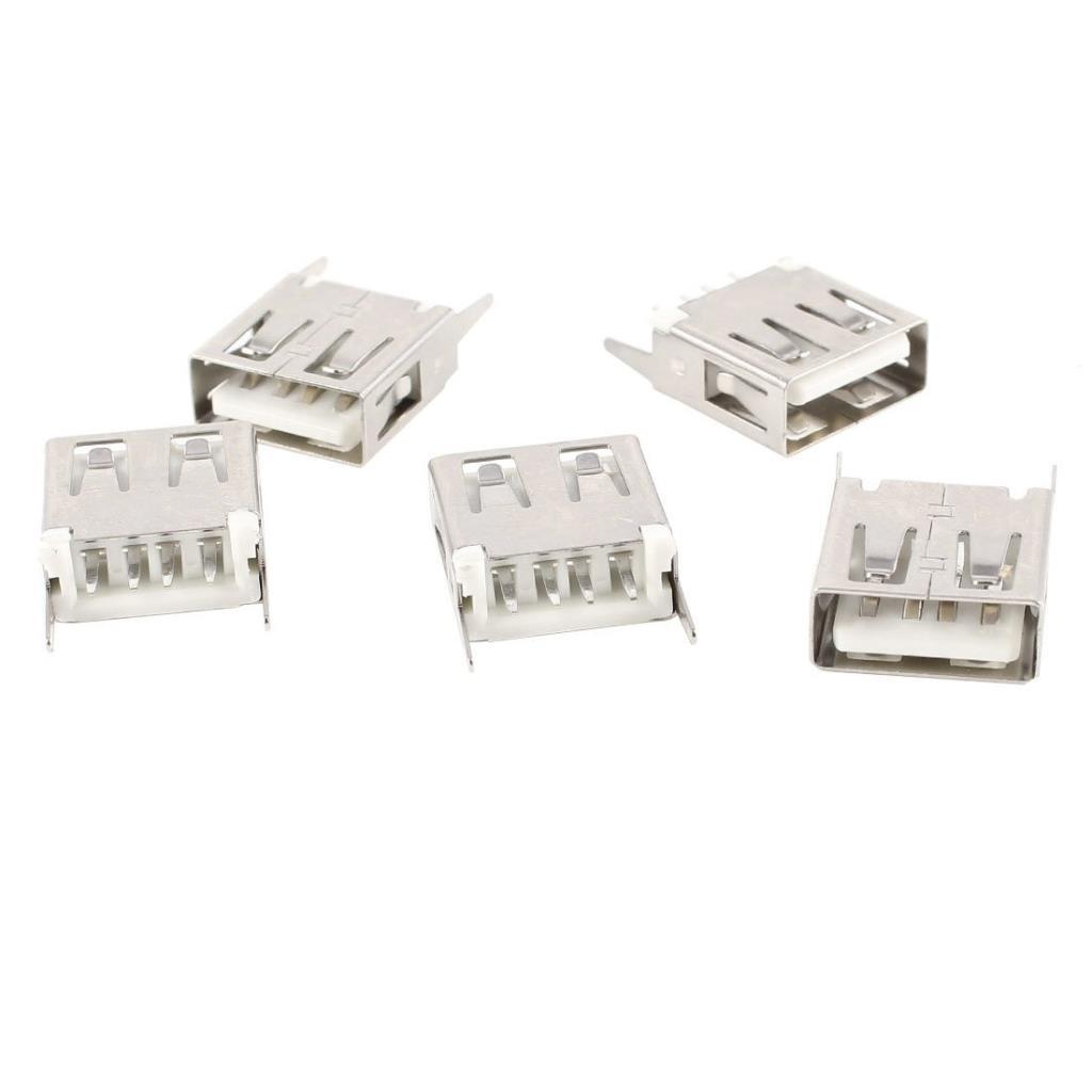 USB Dişi A Tip PCB 180°