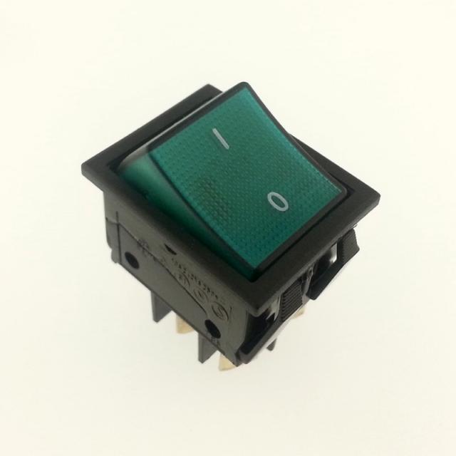 ANAHTAR 16A BÜYÜK ON ~ OFF  YEŞİL  IŞIKLI   DS18C1E210  1 İNCİ KALİTE