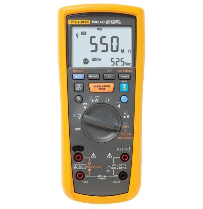 Fluke 1587FC İzolasyon Test Cihazı ve Multimetre 1000v