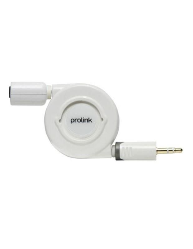 Prolink PMM132R-0100 Makaralı Kablo 3,5 mm Erkek 3,5 mm 2 Dişi Çıkış 1 Metre