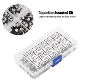 170 Adet 10uF/470uF Smd Elektrolitik Alüminyum Kondansatör Seti 10 Farklı Değerde Şeffaf Çantada