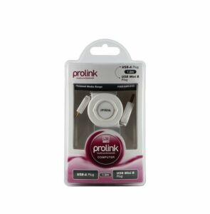 Prolink PMM368R-0100 Makaralı Kablo Usb Mini den Usb A Çevirici 1 Metre