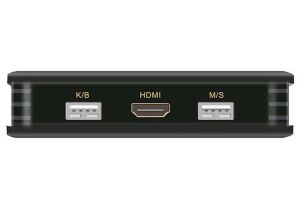 S-Link SL-2702HKW 2li HDMI 1.8m Kablolu Otomatik HDMI KVM Switch
