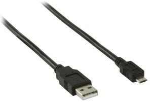 VALUELİNE VLCB60500B20 USB MİCRO= USB A ERKEK  micro 5 pin 2MT BLİSTER