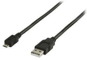 VALUELİNE VLCB60500B20 USB MİCRO= USB A ERKEK  micro 5 pin 2MT BLİSTER
