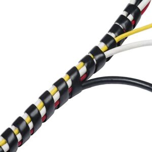 Kablo Toplama Spirali Helezon 10 mm 10 Metre Siyah