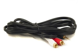 S-LİNK TV 2 RCA/3,5 stereo 3 mt KABLO GOLD SLX-856