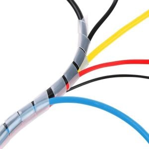 Kablo Toplama Spirali Helezon 12 mm 10 Metre Beyaz