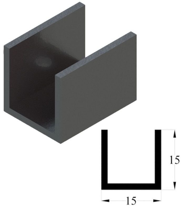 Alüminyum Soğutucu TO-220 Kılıf Siyah Eloksallı 25 mm m3 Delikli 3AS