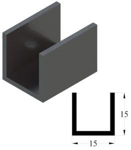 Alüminyum Soğutucu TO-220 Kılıf Siyah Eloksallı 25 mm m3 Delikli 3AS