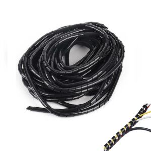 Kablo Toplama Spirali Helezon 16 mm 10 Metre Siyah