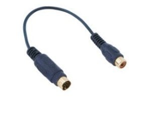 SVHS Erkek 7 pin to RCA Dişi 20 cm Gold KABLOLU ÇEVİRİCİ SG213