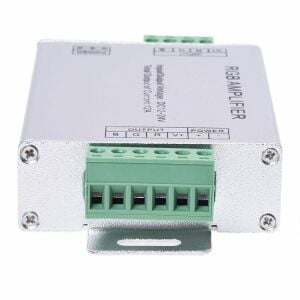 LED RGB Kontrol Devresi REPEATER METAL KUTULU  3x4A=12A AMPLİFİER