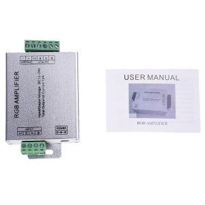 LED RGB Kontrol Devresi REPEATER METAL KUTULU  3x4A=12A AMPLİFİER