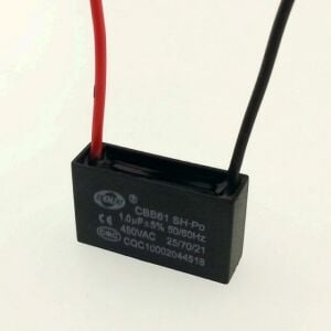 1mF 450V Kutu Tip Kablolu Daimi Kondansatör