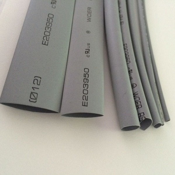 Woer Makaron 19,1 mm Gri (1 Metre)