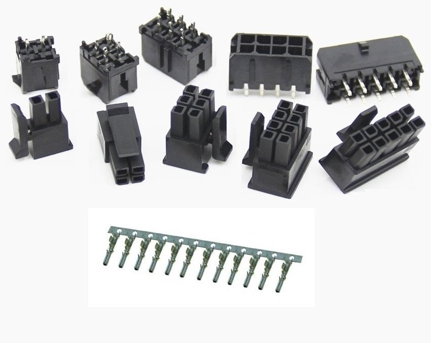 06 315-06S  ERKEK 180°  KONNEKTÖR  5558-06S Mikro Mini Fit