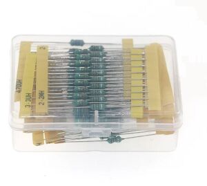 200 Adet Bobin Seti Direnç Tip 1uH / 4,7mH 1/2w 20 Farklı Değerde Şeffaf Çantada