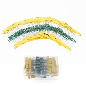 200 Adet Bobin Seti Direnç Tip 1uH / 4,7mH 1/2w 20 Farklı Değerde Şeffaf Çantada