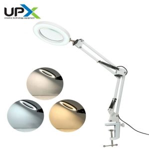 Upx Büyüteç 803L 5x 12w Led Aydınlatma 107 mm Cam Lens 5 Diopter Adaptör Dahil Değildir