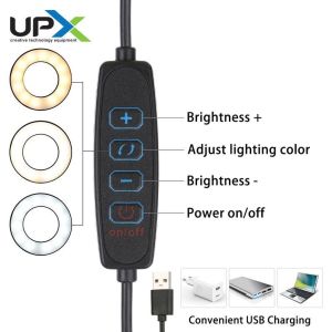 Upx Büyüteç 803L 5x 12w Led Aydınlatma 107 mm Cam Lens 5 Diopter Adaptör Dahil Değildir