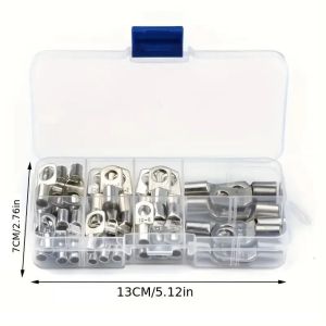 60 Adet Skp Sıkmalı Kablo Pabucu 6-25mm 8 Çeşit Şeffaf Çantada