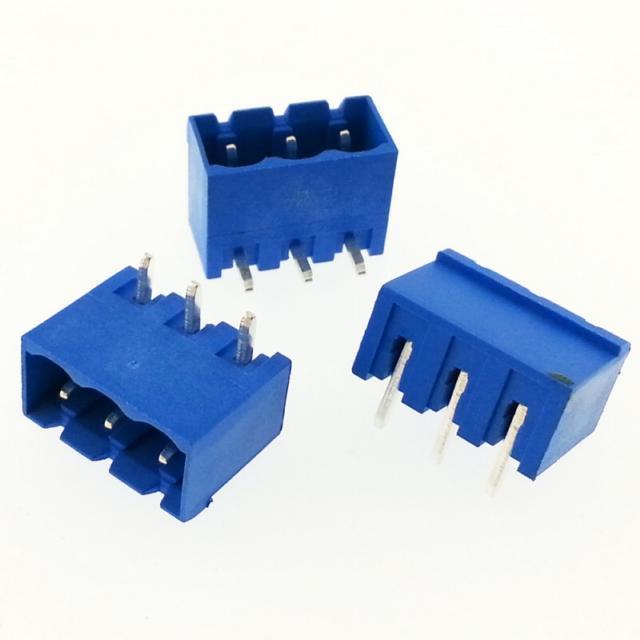 0/3 MR  5,08mm ERKEK 90 KAPALI 3LÜ MAVİ SOKET Klemens SKS 5,08-E1/3 10403 MR