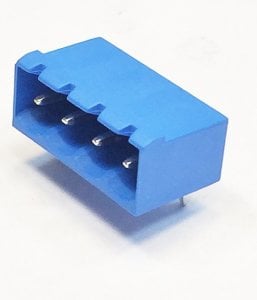 0/4 MR  5,08mm ERKEK 90 KAPALI 4LÜ MAVİ SOKET Klemens SKS 5,08-E1/4 10404 MR