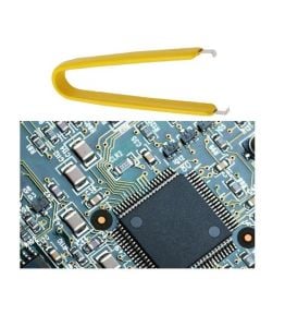 Entegre Sökücü Cımbız Sarı U Tip İzoleli Tweezers 105 mm