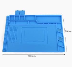 Silikon Çalışma Ped 360x260 mm Mıknatıslı Wellhise