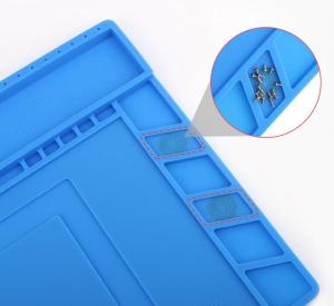 Silikon Çalışma Ped 360x260 mm Mıknatıslı Wellhise